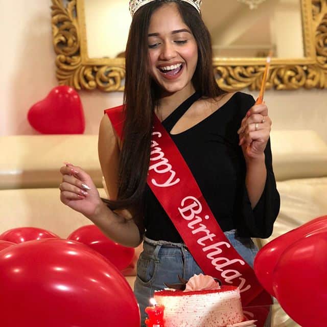 Jannat Rahmani celebrating her birthday