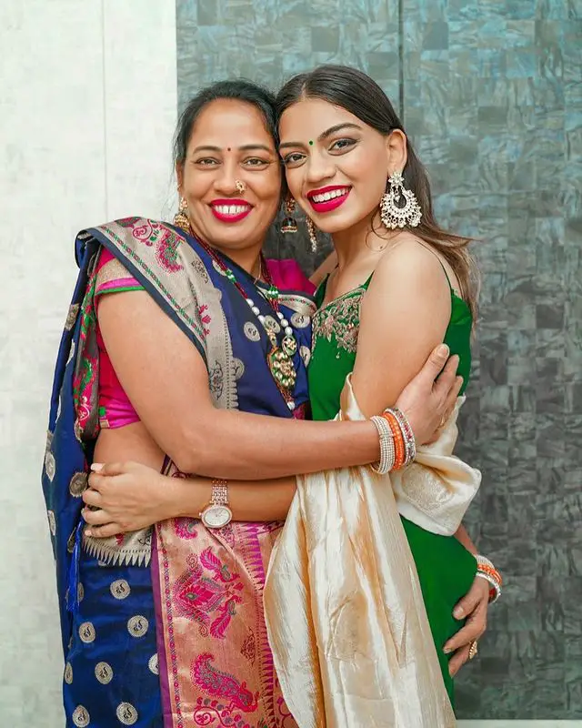 Dixita Patel with Mother