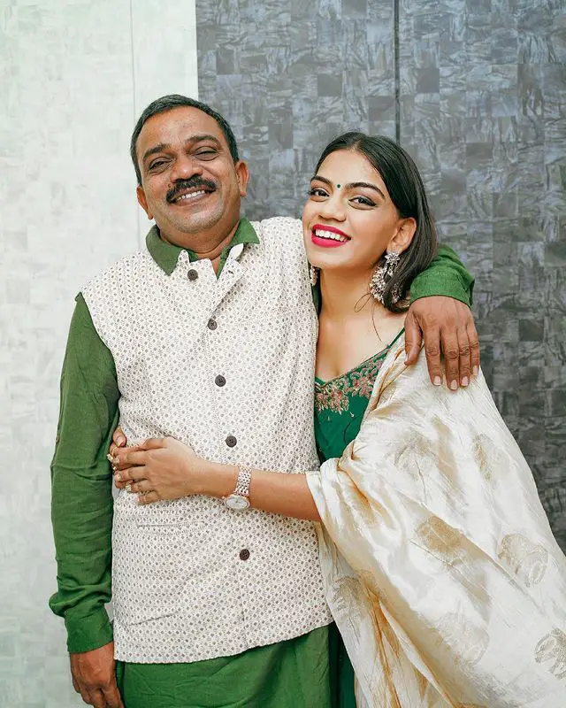 Dixita Patel with Father