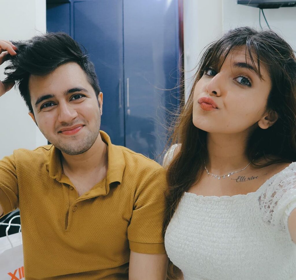 Rishabh Chawla with Girlfriend