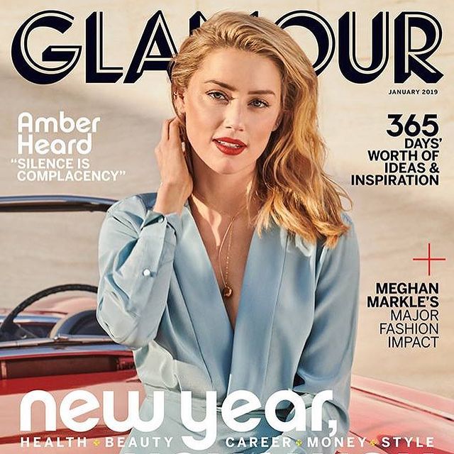 Amber Heard on magazine cover